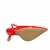 Scarpin Vizzano Slingback Feminino Bico Fino Verniz Vermelho - comprar online
