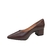 Scarpin Feminino Vizzano Salto Bloco Grosso 1220315 Cacau - comprar online