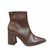 Bota Feminina Dakota D0411 Cano Curto Marrom Salto Bloco - loja online