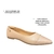 Sapatilha Feminina Santinelli 1600-003 Fino Bege - Loja La Na Dani