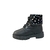 Bota Coturno Molekinha Infantil Estrela Preto - Loja La Na Dani