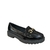 Sapato Feminino Mocassim Oxford Tratorado Modare Orto Preto