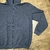 Moletom Fico Masculino Com Capuz E Zíper - Conforto Cinza - comprar online