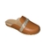 Imagem do Mule Feminino Moleca Com Tira De Strass Camel