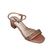 Sandália Feminina Moleca Saltinho Brilho Strass Confortável - comprar online