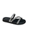 Imagem do Slide Flat Beira Rio Papete Strass 8488 Brilho Preto.Prata