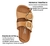 Papete Feminina Birken Ouro Camel Vizzano 6510.106 - loja online
