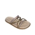 Slide Flat Beira Rio Papete Strass Brilho 8529 Moda Dourado - loja online