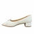 Scarpin Santinelli 1546 Off-White Bico Fino Salto 3cm