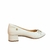 Scarpin Santinelli 1546 Off-White Bico Fino Salto 3cm - Loja La Na Dani
