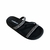 Sandalia Rasteira Flat Moleca Tira Com Strass Casual Preta - loja online
