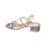 Sandália Feminina Dakota Salto Grosso Tira Spike Conforto pr - comprar online