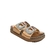 Papete Feminina Moleca Birken Strass Moda 5500.107 Ouro Rosa