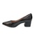 Imagem do Scarpin Feminino Vizzano Salto Bloco Grosso 1220315 Preto
