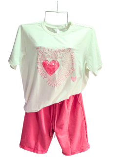 Conjunto Deportivo Camiseta + Bermuda - Spring Chic By Johanna