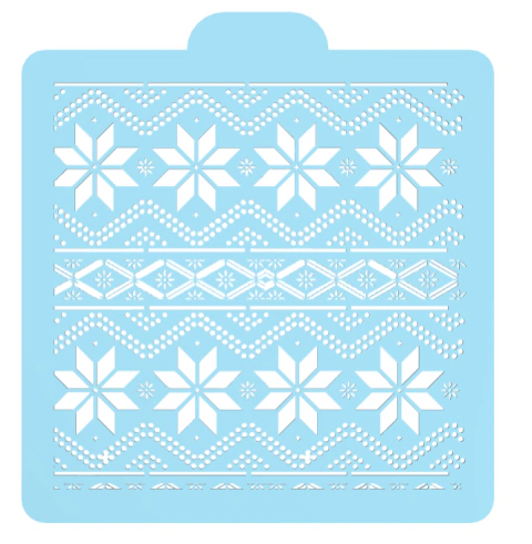 Stencil Natal (Modelo 10) - 10 x 10 cm