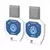 Termógrafo Datalogger de Temperatura Descartável / Uso único Kit com 10 unidades Tiny-USB na internet
