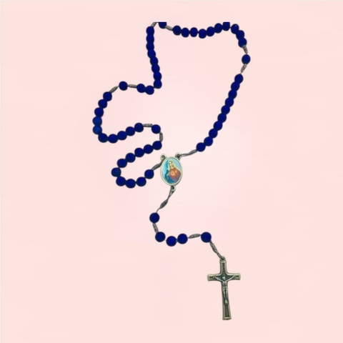 AR2516 TERÇO EMBORRACHADO COM SANTO PERSONALIZADO - comprar online