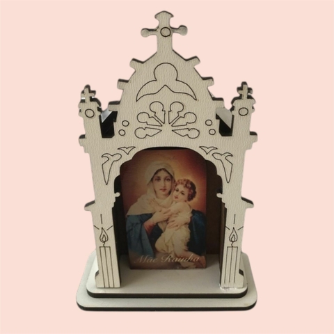 AR2657 CAPELA MDF BRANCA VARIOS SANTOS - comprar online