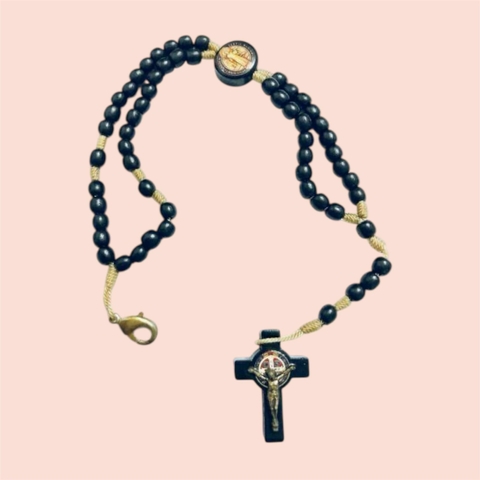 AR489.Pulseira Madeira São Bento Madeira Preta - comprar online