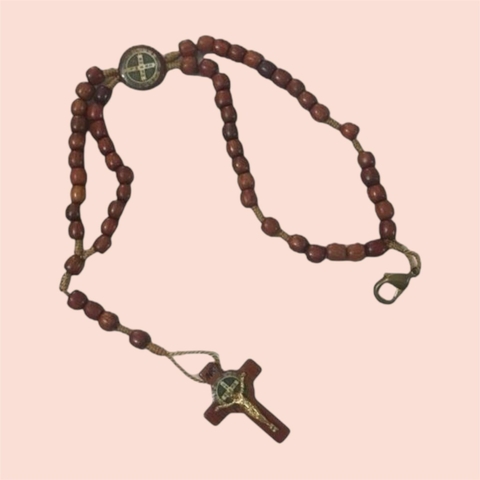AR489.Pulseira Madeira São Bento Madeira Marrom - comprar online