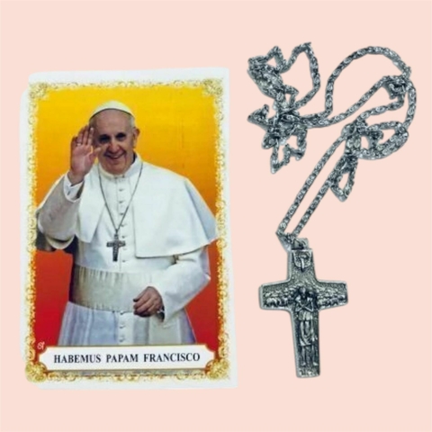AR524 CRUZ DO PAPA FRANCISCO MEDIO - comprar online