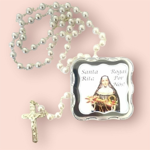 AR2682.Terço Santa Rita - comprar online