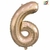 GLOBO METALIZADO CHICO CHAMPAGNE GOLD 6 - comprar online