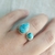 Anel Gota Larimar na internet