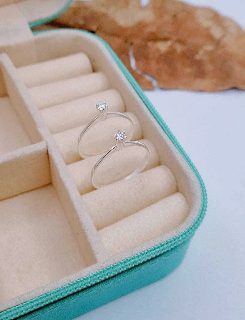 Anel Solitário 6 garras