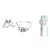 Nebulizador portátil Mini Mesh, Nebulizador Médico, Inalador Ultrassônico Sil - loja online