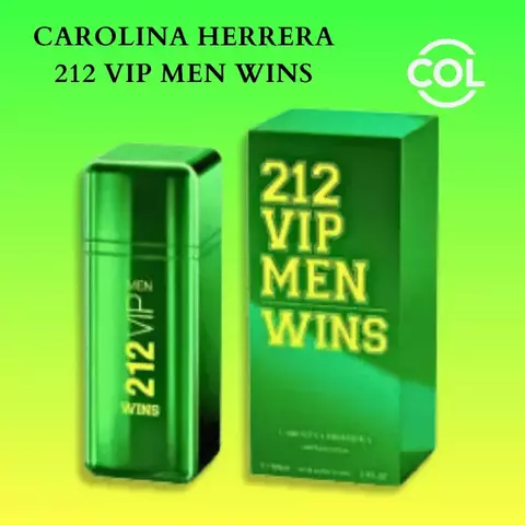 Perfume 212 VIP Wins Carolina Herrera Hombre – 100ml EDP - comprar en línea