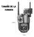Cámara Ip Exterior Doble Lente Wifi Vision Nocturna 360 V380 Color Negro