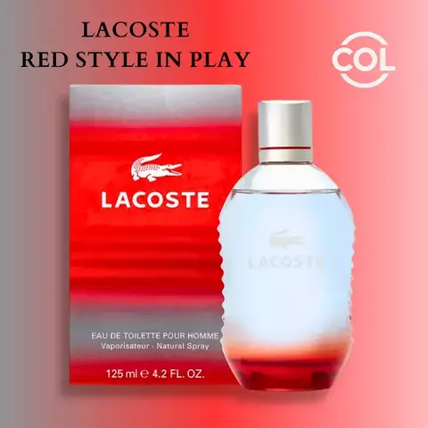 Perfume Red Style in Play Lacoste Hombre – 125ml EDT - comprar en línea