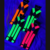 Tiradores neon fluo