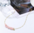 Trío cadenas con piedras amatista, cuarzo rosa y jade - comprar en línea