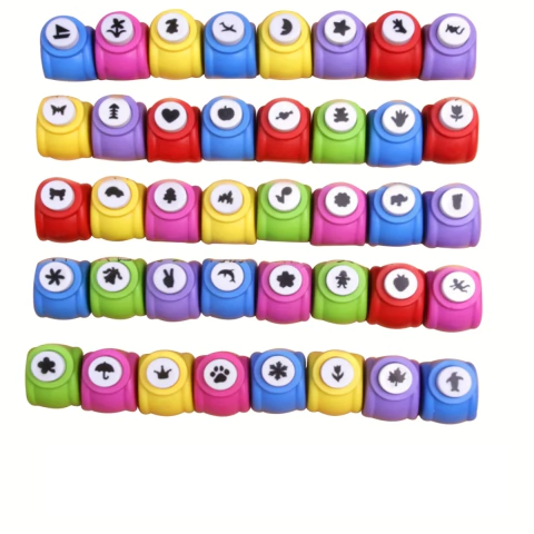 Kit Mini Perfuradores Criativos 10 Peças – Scrapbook, DIY, Artesanato Infantil - comprar online