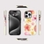 Capinha Decorada Com Estampa de Flor, Laranja Amarela e Rosa para Iphone 01 - Vs Store