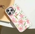 Capinha Decorada Com Estampa de Flor Rosa para Iphone 02 - comprar online