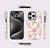 Capinha Decorada Com Estampa de Flor Rosa para Iphone 02 na internet