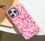 Capinha Decorada Com Estampa de Laço Coquette Rosa para Iphone 01 na internet