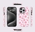 Capinha Decorada Com Estampa de Flor Rosa para Iphone 03 - Vs Store