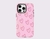 Capinha Decorada Com Estampa de Coração Rosa para Iphone 01
