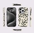 Capinha Decorada Com Estampa de Laço Coquette Preto para Iphone 02 na internet