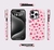 Capinha Decorada Com Estampa de Estrela Rosa para Iphone 01 na internet