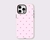 Capinha Decorada Com Estampa de Coração Rosa para Iphone 02