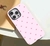 Capinha Decorada Com Estampa de Coração Rosa para Iphone 02 - comprar online