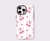 Capinha Decorada Com Estampa de Laço e Cereja Coquette para Iphone 04