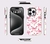 Capinha Decorada Com Estampa de Laço Coquette e Coração Rosa para Iphone 07 na internet