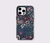 Capinha Decorada Com Estampa de Flor Vinho e Bege para Iphone 06